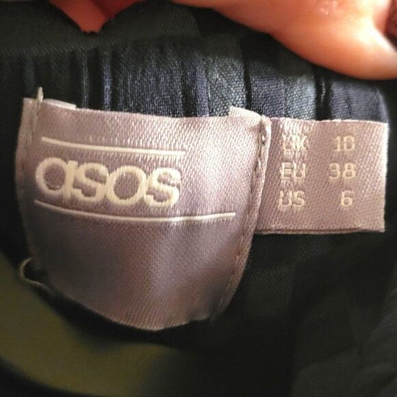 ASOS Womens Pantsuit Blue 6 Romper Cold Weather High Neck Pants - Picture 3 of 9